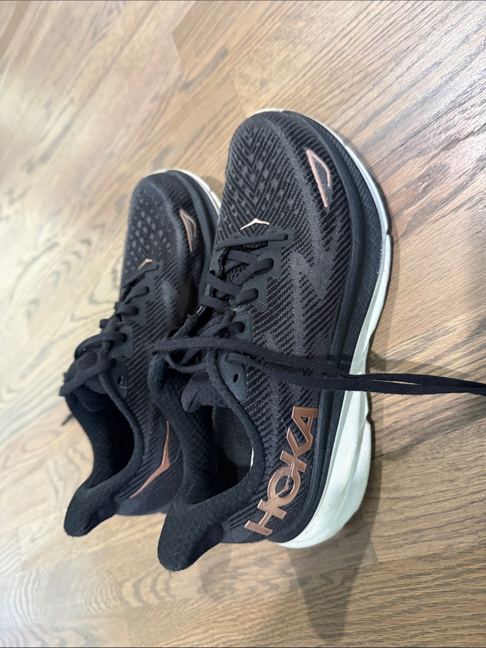 Hoka Clifton Women's Black Running Shoes